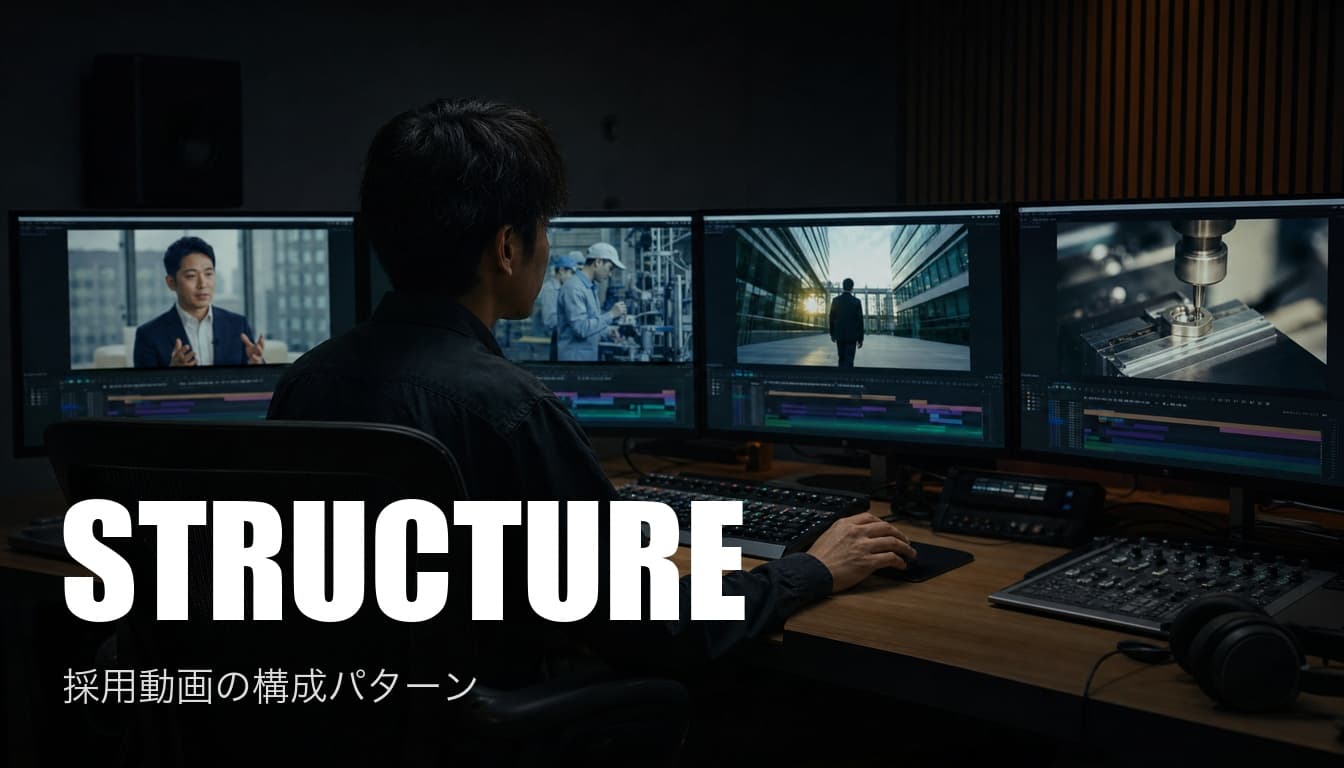 採用動画の構成パターン5選｜成功する型と感情設計を大阪の映像制作会社が解説