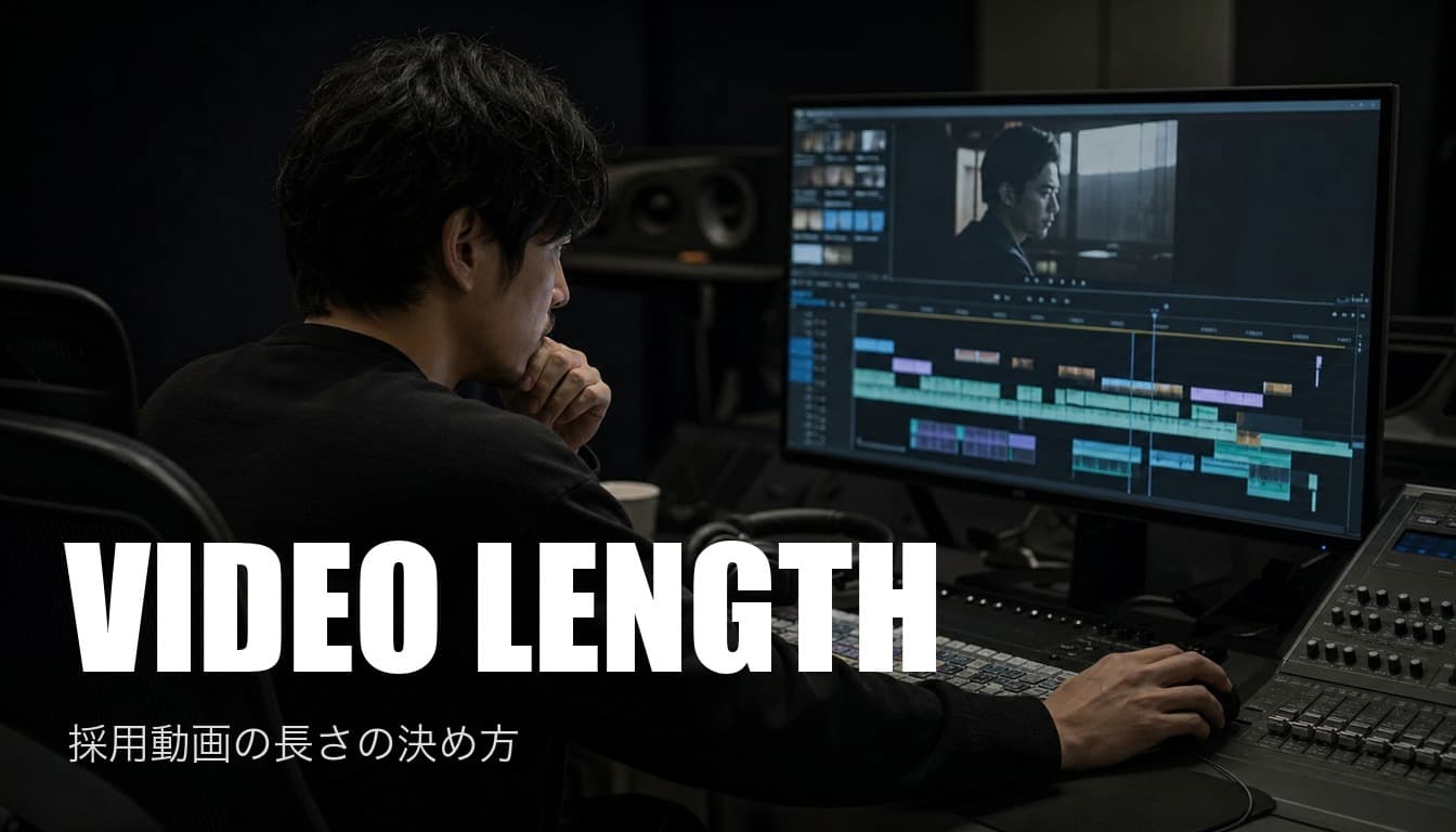 採用動画の長さはどう決める？尺の目安と選び方を映像ディレクターが解説
